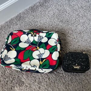 Kate Spade cosmetic bag and jewelry holder